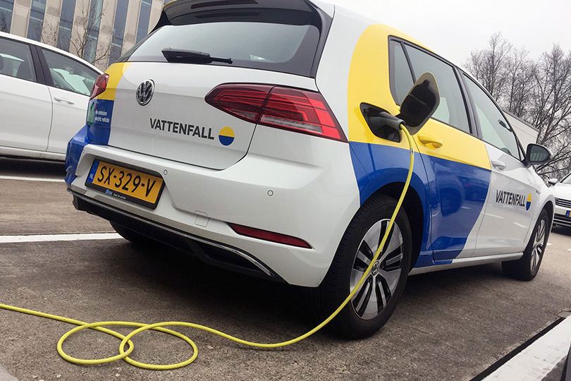Vattenfall Fahrzeugflotte elektrisch