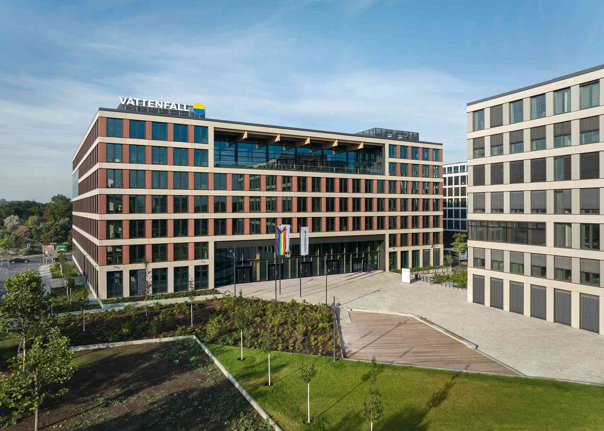Außenansicht Gebäude Vattenfall Berlin